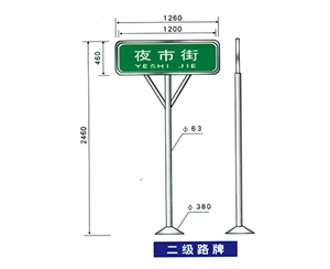 西安地名标识牌